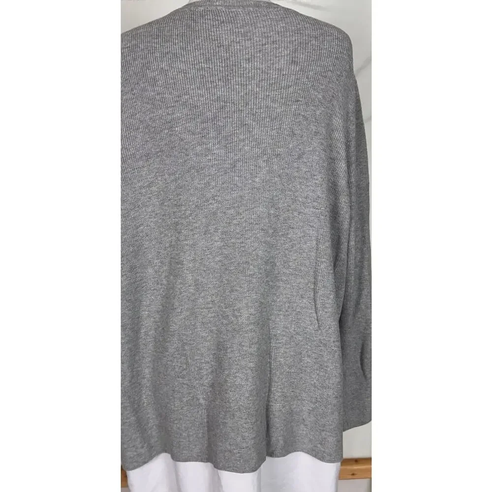 Simply Vera Wang NEW NWT Plus Size 2X Pullover Top 2Fer Blouse Under